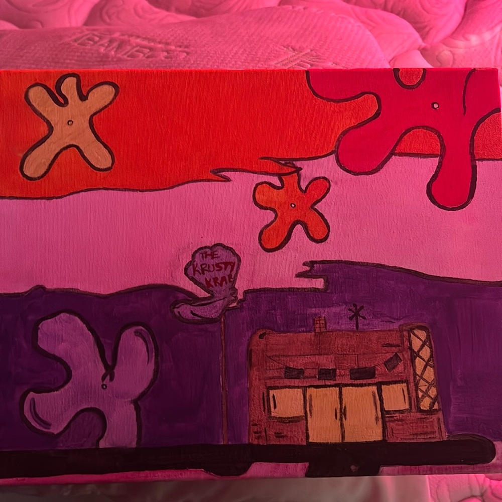 Krusty Krab painting.